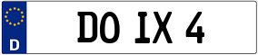 Truck License Plate